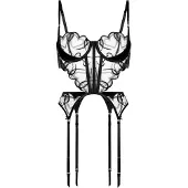 Hunkemoller Olivia Bustier Schwarz