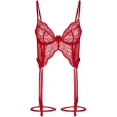 Hunkemoller Bustier Isabelle Rot