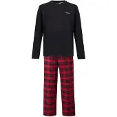 GUESS Pyjama U6BX05 K5382 Schwarz Regular Fit