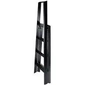 Thomas Merlo Trittleiter Lucano schwarz, Designer Chiaki Murata, 58x163.5 cm. Höhe oberste Stufe 107x76 / 15.5 cm