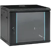 vidaXL 9U Netzwerkschrank Wandmontage 19" IP20 600x450x510 mm