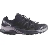 Salomon Trailrunningschuh "EXAMOTION GORE-TEX", Damen, Gr. 39, schwarz (schwarz, nine iron, nirvana), Synthetik, Textil, Schuhe Trailrunningschuh, wasserdicht