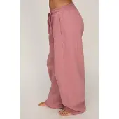 Hunkemoller Barrel-Hose aus angerautem Sweatstoff Rosa