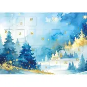 Butzon & Bercker Adventskalender Auf dem Weg nach Bethlehem, biblische Weihnachtsgeschichte in 24 Abschnitten, stimmungsvolle Winterlandschaft