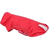 vidaXL Hunde Regenmantel mit Reflexstreifen Polyester Rot XXS