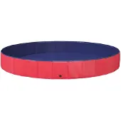 vidaXL Kinder Schwimmbecken Rot Ø300 x 38 cm