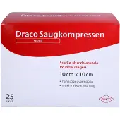Dr. Ausbüttel & Co. GmbH Saugkompressen Steril 10x10 cm Draco 25 St