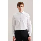 Seidensticker Businesshemd "Schwarze Rose", Herren, Gr. XS (36), normale Ärmellängen, weiß, 100% Baumwolle, unifarben, slim fit, Doppelmanschette, Hemden Businesshemd, Slim 1/1 Kentkragen Uni