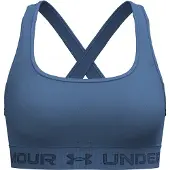 Under Armour Crossback Sport-bh Mittlerer Halt Blau S Frau Blau S