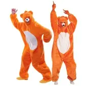Buttinette Bärenkostüm unisex, orange
