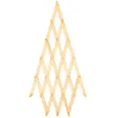 Buttinette Adventskalender-Gitter aus Holz, 13 x 5,5 x 71,4 cm