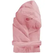 Buttinette Kinder-Bademantel, mauve