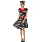 Buttinette Rock'n'Roll-Kleid, schwarz