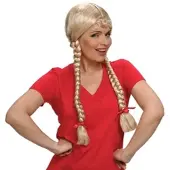 Buttinette Zopfperücke "Liesl", blond