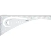 Buttinette Schneiderlineal, in cm-Einheit, Größe: 60,5 x 24,6 cm
