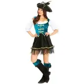 Buttinette Piratin-Kostüm "Mary Ann" für Damen