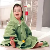 Buttinette Frottier-Poncho, salbei, 55 x 71 cm