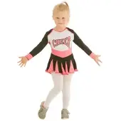 Buttinette Cheerleader-Kostüm für Kinder, pink