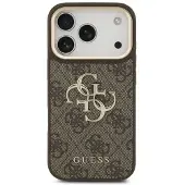 GUESS Apple iPhone 18 Pro Max / 17 Pro Max Hülle - Kunststoff - - Backcover/Hard Case - Braun
