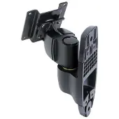 Ergotron 200 Series Wall Mount Pivot, 11,3 kg, 61 cm (24"), 75 x 75 mm, 100 x 100 mm, Schwarz