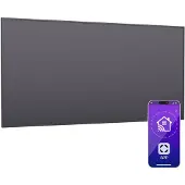 Klarstein Infrarotheizung 770W – Wandmontage, Smart WiFi Steuerung, Thermostat, IP24 Wasserdicht, IR ComfortHeat, 95% , Überhitzungsschutz, für Räume bis zu 14 m², Dunkelgrau