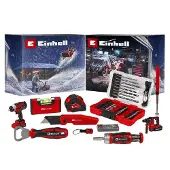 Einhell Adventskalender 370270, gefüllt mit Werkzeug und Zubehör, 32 x 28 cm, 48-teilig