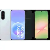 Samsung Galaxy A57 256GB Hellblau 5G + BlueBuilt Book Case Schwarz