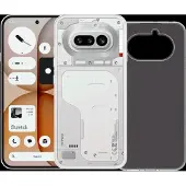 Nothing Tech Nothing Phone (4a) 256GB Weiß 5G + BlueBuilt Backcover Transparent