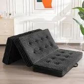 Merkloos Faltbare Matratze mit Premium Kunstfell für Sofa-Bett