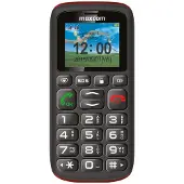 Maxcom Comfort MM428, Balken, Dual-SIM, 4,57 cm (1.8"), Bluetooth, 800 mAh, Schwarz, Rot