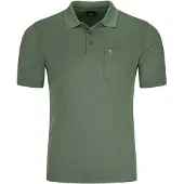 Ragman Poloshirt "Poloshirt Softknit-Polo", Herren, Gr. 3XL, grün, Obermaterial: 70% Baumwolle CO. 30% Polyester PES., Shirts Poloshirt