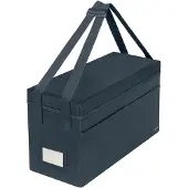 Leitz Desksharing Tasche mit Deckel grau, 200x260x465 (WxHxD)