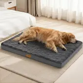 Sonstiges Orthopädisches Hundebett Jumbo 142x101cm Dunkelgrau 9cm dick