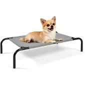 Sonstiges Erhöhtes Hundebett Stahlrahmen Teslin-Mesh 90 x 55 x 20 cm