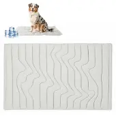 Sonstiges Kühlmatte Hund Katze Selbstkühlend Ohne Gel Waschbar XL 150x101 cm Hellgrau
