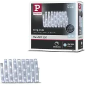 Paulmann LED Strip MaxLED Erweiterung in Silber 10W 600lm IP44 6500K 2500mm