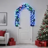 vidaXL Weihnachtsgirlande 200 cm 16 LEDs Mehrfarbig PET 42049535