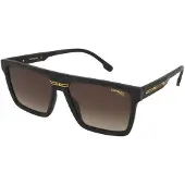 Carrera VICTORY C 03/S Herren-Sonnenbrille Vollrand Quadratisch Kunststoff-Gestell, schwarz