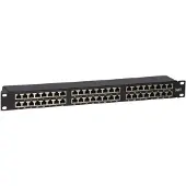 Dsit Patchpanel 19” CAT6 FTP - 48 ports