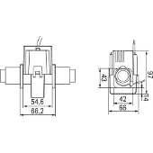 Wago 855-5005/500-001, Schwarz, IP20, 66,2 mm, 66 mm, 97 mm, Niederlande