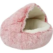 Sonstiges Beruhigendes Haustierbett Donut-Form Rosa 50 cm