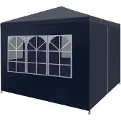 Markenlos Partyzelt Wasserdicht - UV-Schutz - 3 x 3 Meter - Blau
