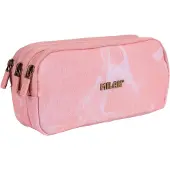 Milan Federmäppchen mit 3 Reißverschlüssen, Serie Lava, Rosa
