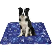 Sonstiges Kühlmatte Hund Katze selbstkühlend 60 x 50 cm Schneeflocke Taffeta PVC