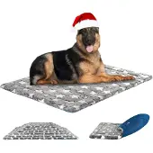 KROSER Hundebett Wasserdicht Wendbar Grau 122x76 cm