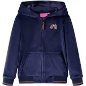 vidaXL Kinder-Kapuzenjacke Marineblau 104