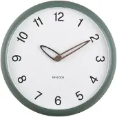 Karlsson - Wanduhr Bella - Dschungelgrün - 4.2x30x30cm