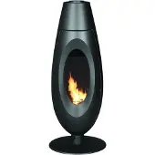 Invicta P614904, Freistehende Feuerstelle, Geschlossen, Brennholz, Anthrazit, Drinnen, Senkrecht