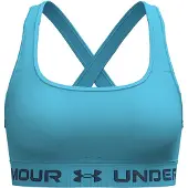 Under Armour Crossback Sport-bh Mittlerer Halt Blau M Frau Blau M