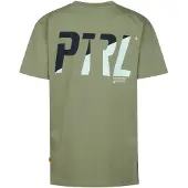 Petrol Industries Bedrucktes Jersey-T-Shirt Valle in Grün | Gr.: 164